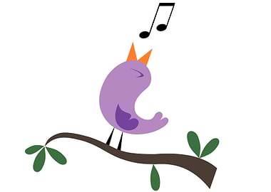 cute drawing of a bird