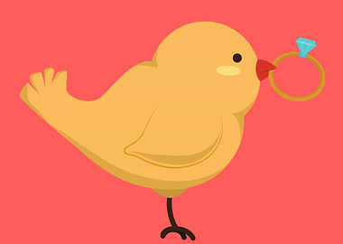 cute drawing of a bird