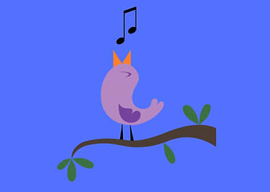 cute drawing of a bird