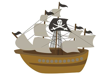 vintage art of ship boat