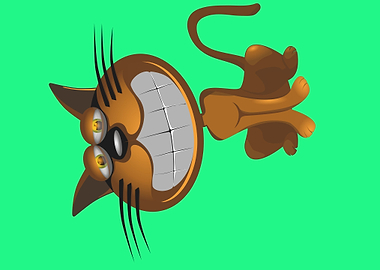 cute and funny cat art