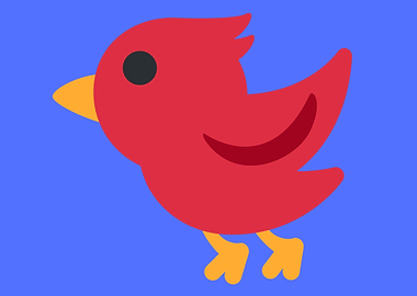 cute drawing of a bird