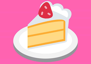 slice of cake art