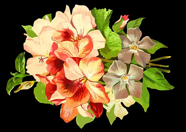 beautiful flower art