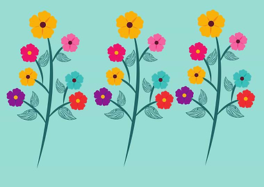 beautiful flower art