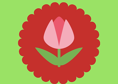 beautiful flower art