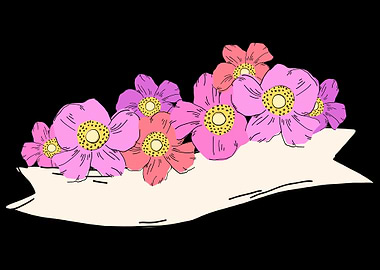 beautiful flower art