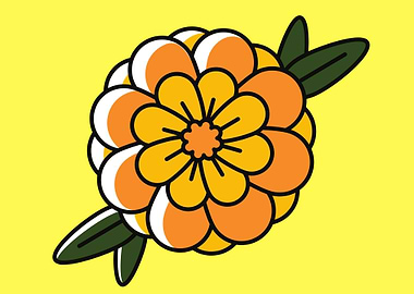 beautiful flower art