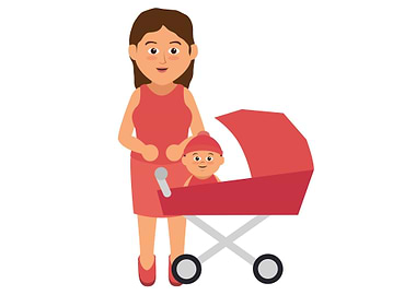 mother with her baby