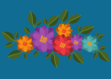 beautiful flower art