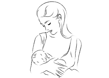 mother with her baby