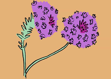 beautiful flower art