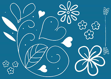 beautiful flower art