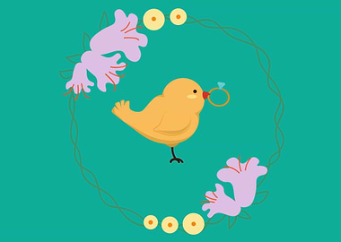 beautiful flower art