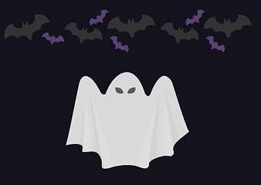 scary ghost art