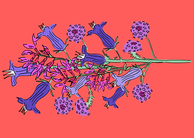 beautiful flower art