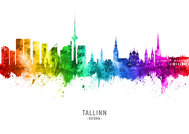 Tallinn Skyline Estonia