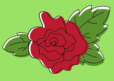 beautiful flower art