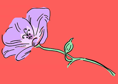 beautiful flower art