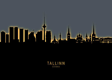 Tallinn Skyline Estonia