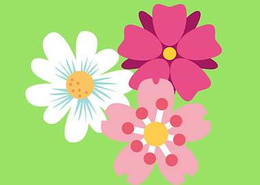 beautiful flower art