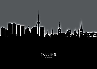 Tallinn Skyline Estonia