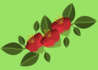 beautiful flower art