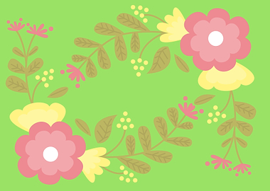 beautiful flower art