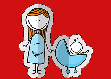 mother with her baby