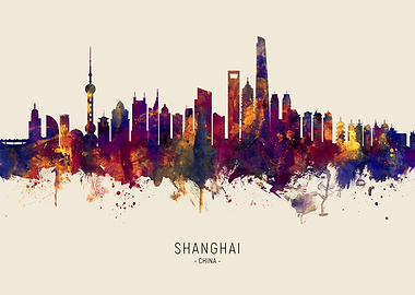 Shanghai Skyline China