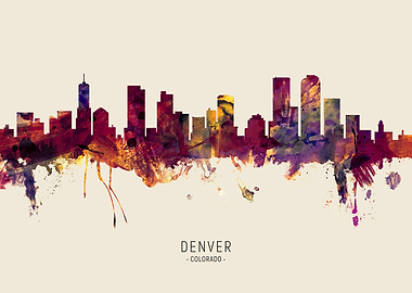 Denver Skyline Colorado