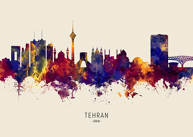 Tehran Skyline Iran