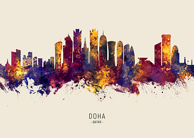 Doha Skyline Qatar