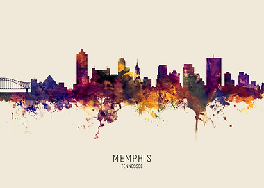 Memphis Skyline Tennessee