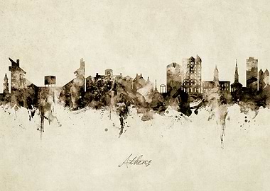 Athens Georgia Skyline USA