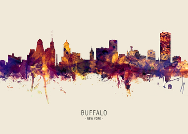 Buffalo Skyline New York