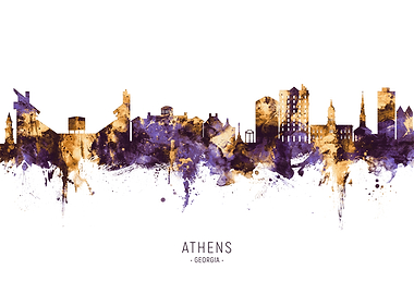 Athens Georgia Skyline USA