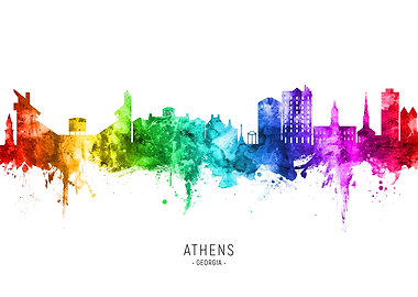 Athens Georgia Skyline USA