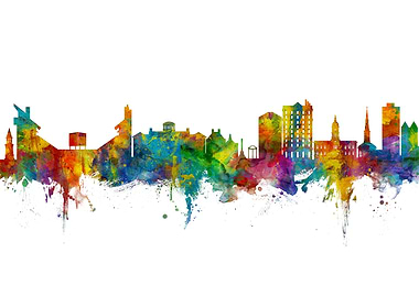 Athens Georgia Skyline USA