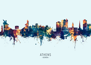 Athens Georgia Skyline USA