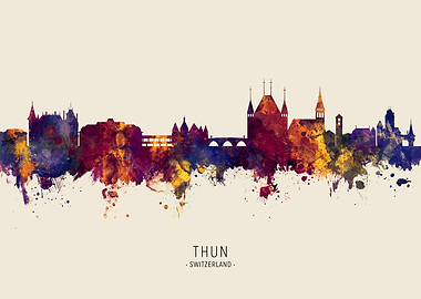 Thun Skyline Switzerland