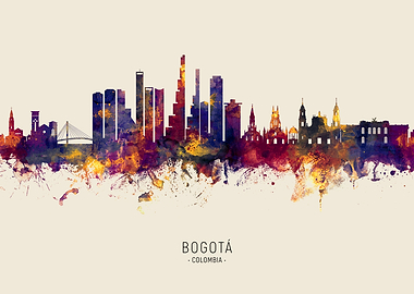 Bogota Skyline Colombia