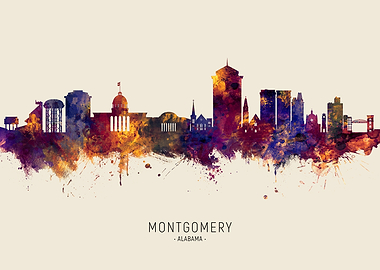 Montgomery Skyline Alabama