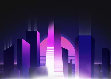 Nightscape Retrowave City