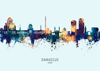 Damascus Skyline Syria