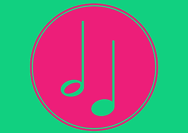 music with notes art