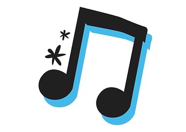 music with notes art