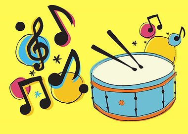 music instrument art