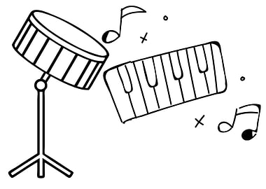 music instrument art