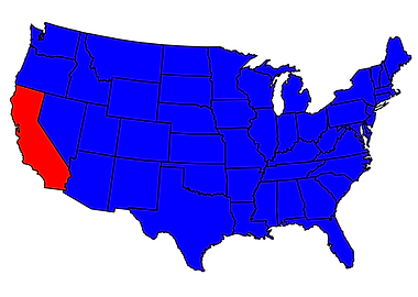 State of California Map